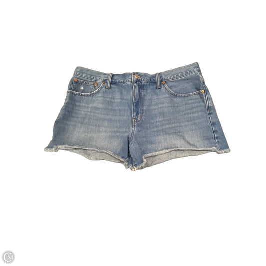 Shorts By Madewell In Blue Denim, Size: Xl