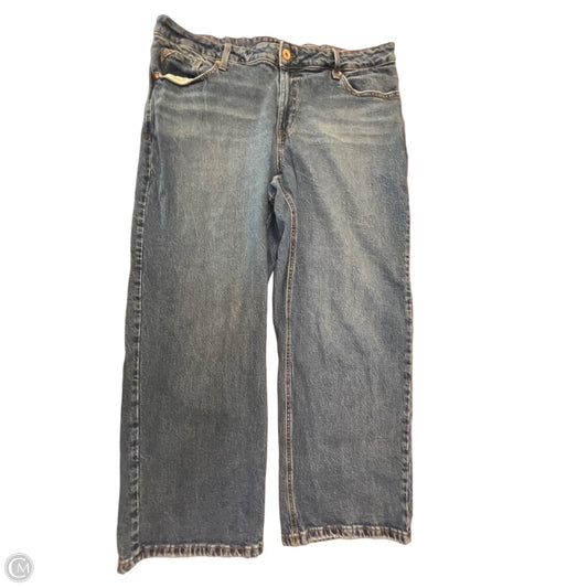 Jeans Straight By Edgely In Blue Denim, Size: 20