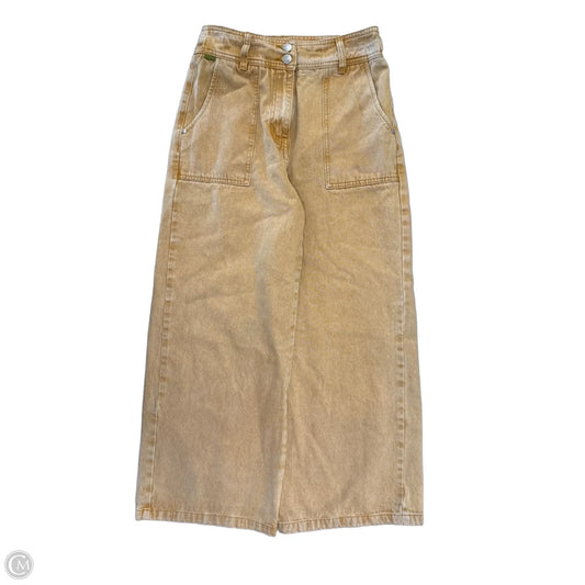 Jeans Wide Leg By Frnch In Yellow Denim, Size: 4