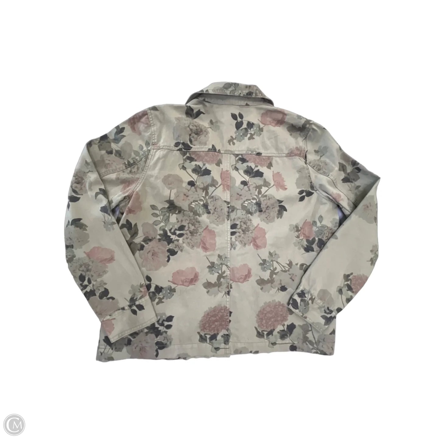 Jacket Shirt By Maurices In Floral Print, Size: Xl