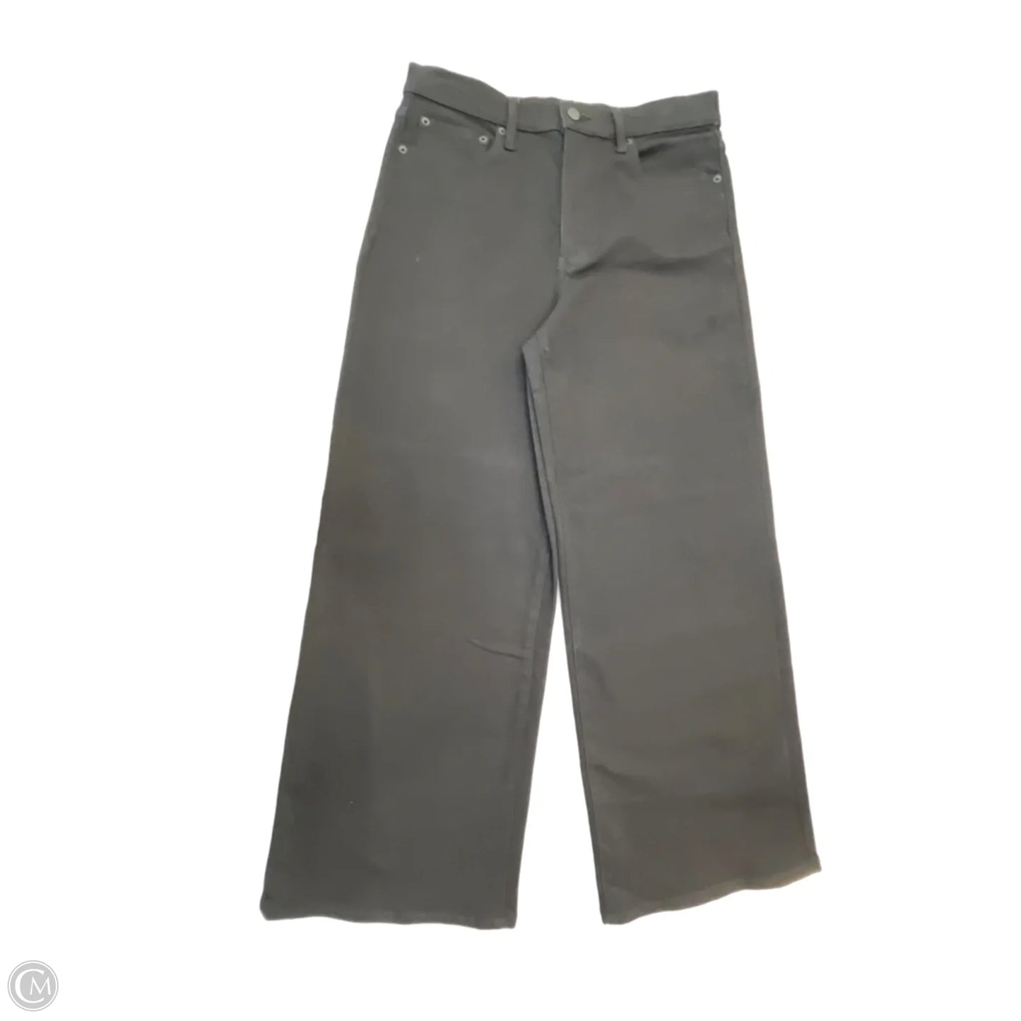 Jeans Wide Leg By Daze In Black Denim, Size: 10p