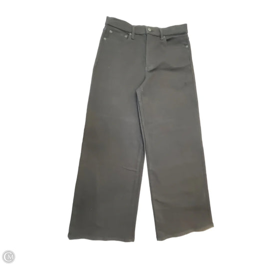 Jeans Wide Leg By Daze In Black Denim, Size: 10p
