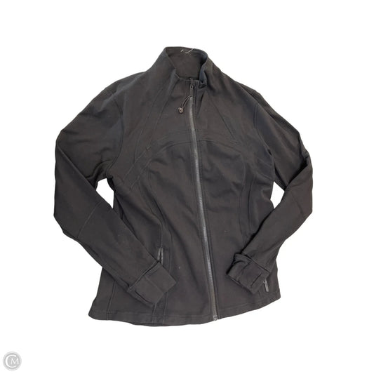 Athletic Jacket By Lululemon In Black, Size: Xl