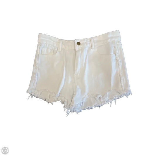 Shorts By Shein In White Denim, Size: L