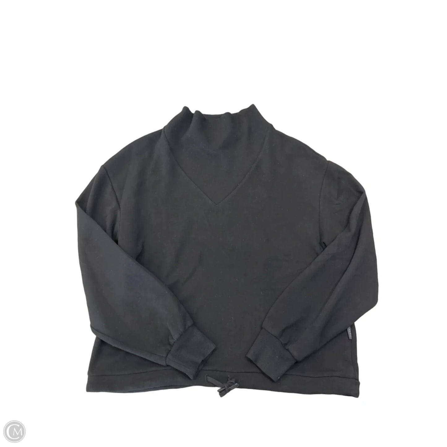 Athletic Top Long Sleeve Crewneck By Varley In Black, Size: S