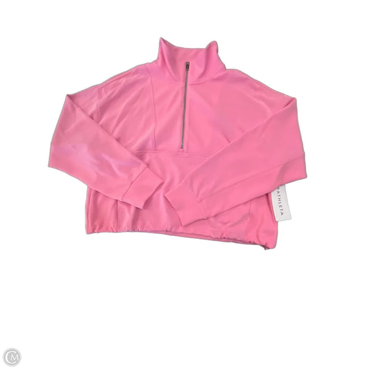 Athletic Jacket By Athleta In Pink, Size: L