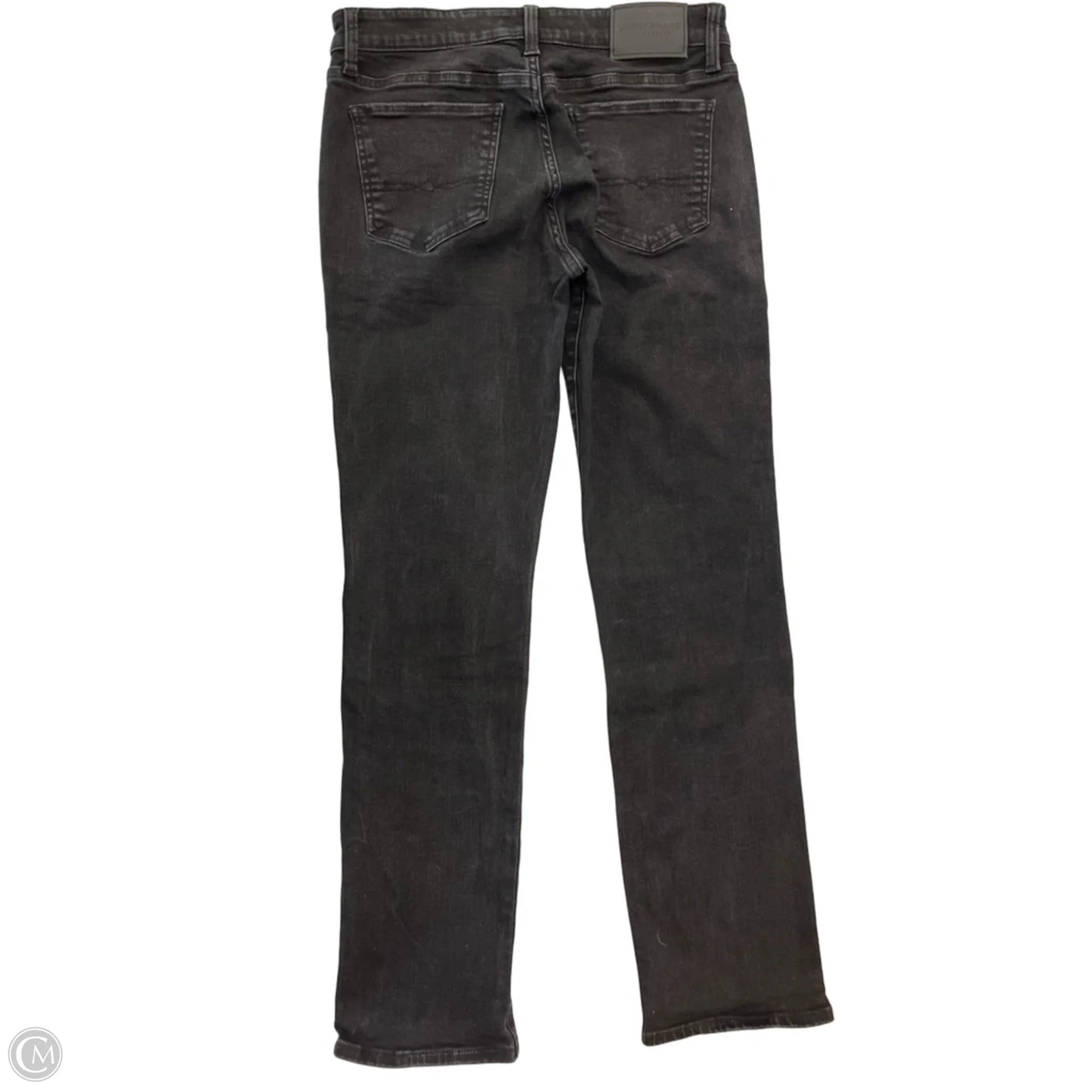 Jeans Straight By Lucky Brand In Black Denim, Size: 8