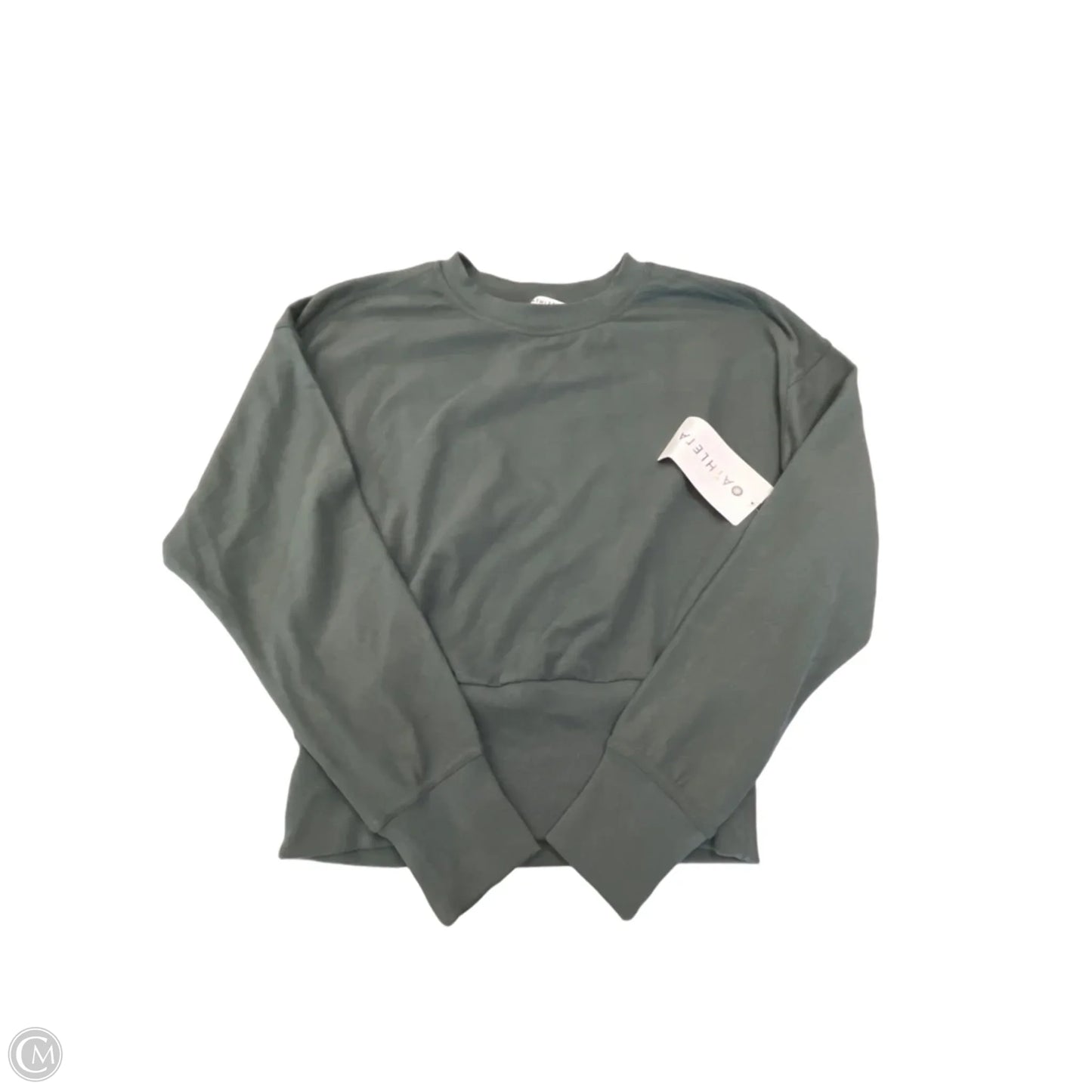 Athletic Sweatshirt Crewneck By Athleta In Green, Size: M