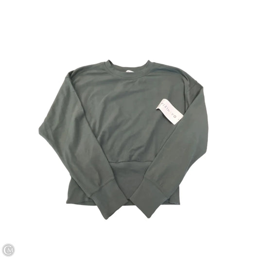 Athletic Sweatshirt Crewneck By Athleta In Green, Size: M