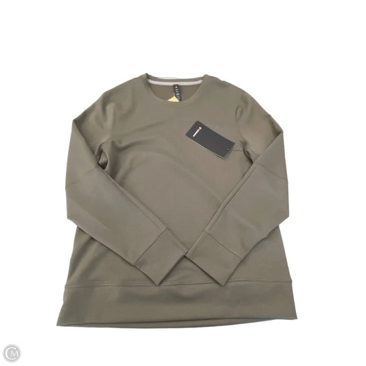 Athletic Top Long Sleeve Crewneck By Lululemon In Green, Size: M