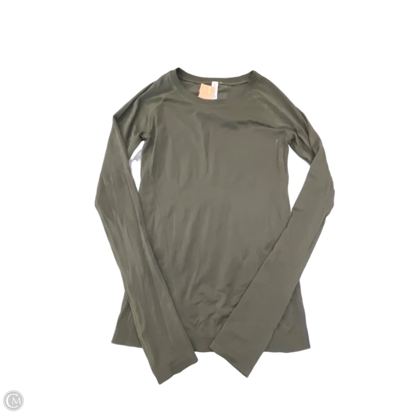 Athletic Top Long Sleeve Crewneck By Athleta In Green, Size: Xs