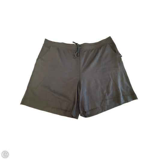 Shorts By Karen Scott In Navy, Size: 2x