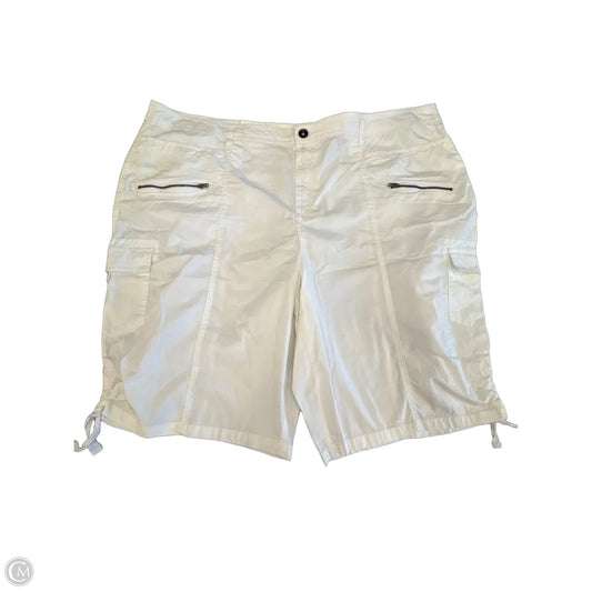 Shorts By Style And Co Collection Women In White, Size: 1x