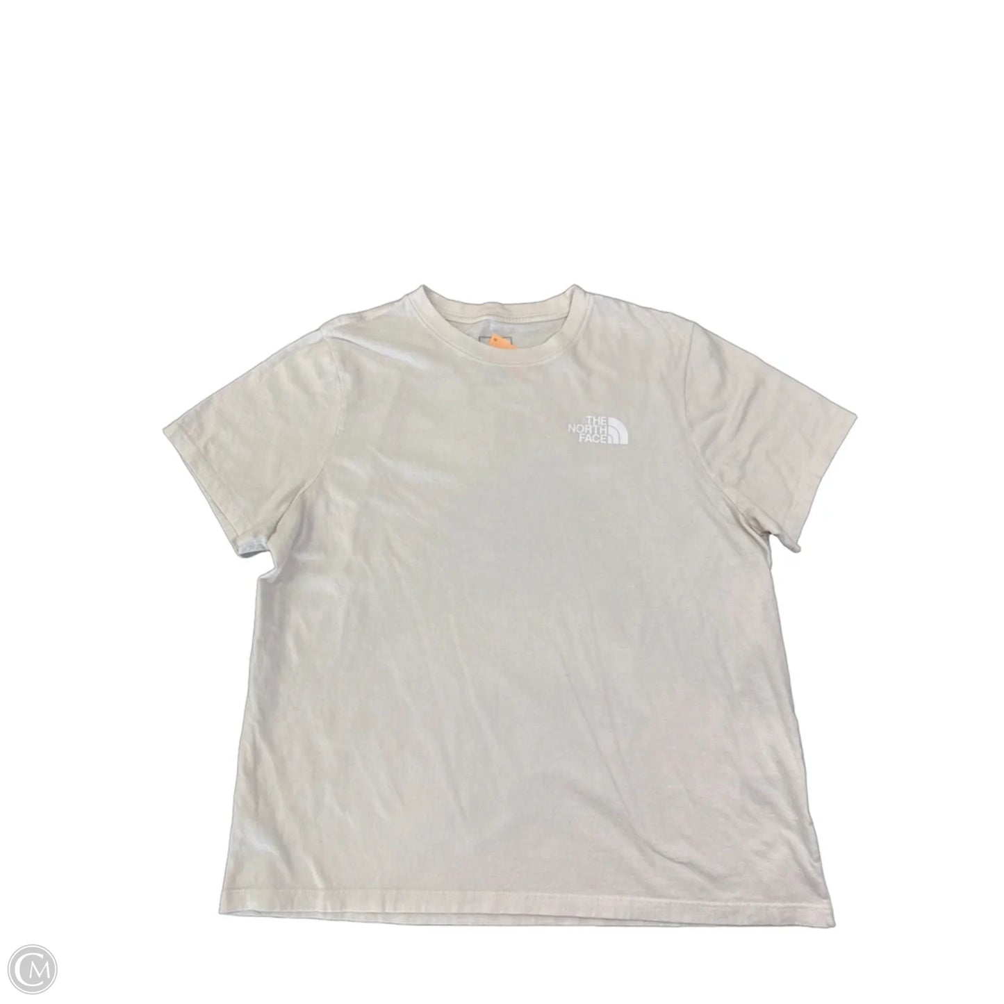Top Short Sleeve By The North Face In Ivory, Size: Xl