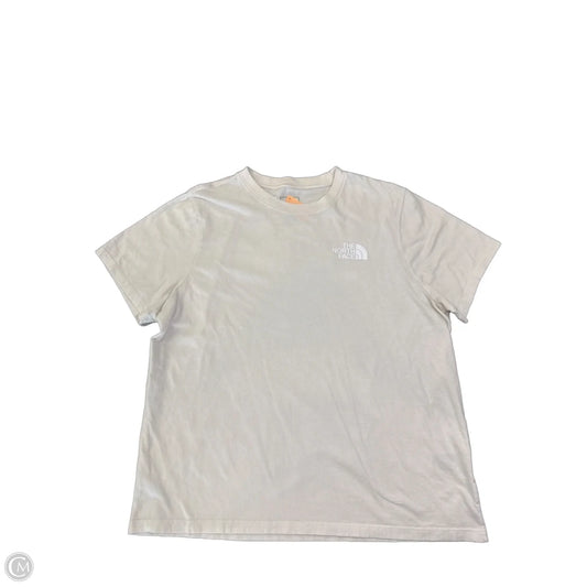 Top Short Sleeve By The North Face In Ivory, Size: Xl