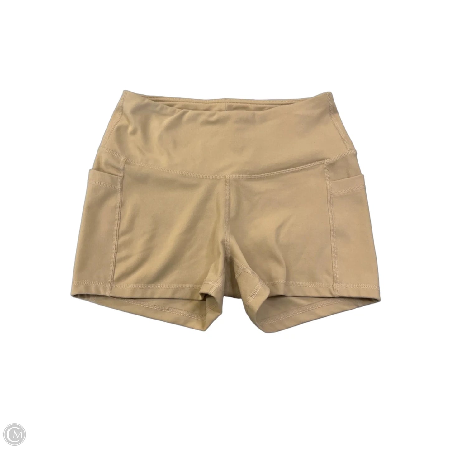 Athletic Shorts By Cmf In Tan, Size: S