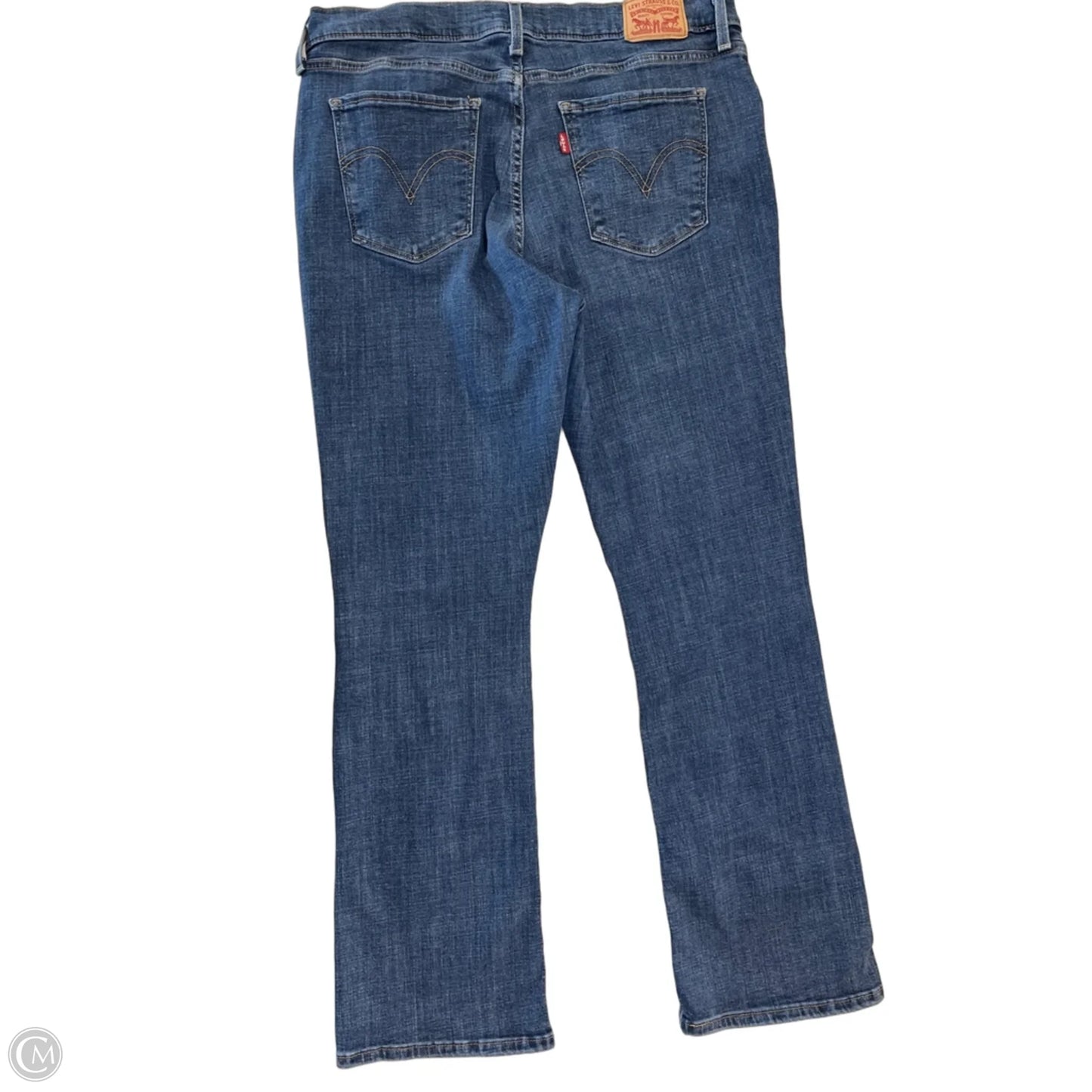 Jeans Boot Cut By Levis In Blue Denim, Size: 14