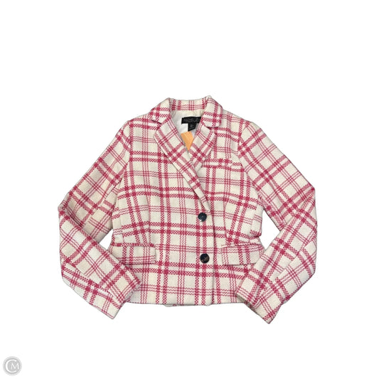 Blazer By Rachel Zoe In Pink & White, Size: S
