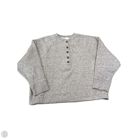 Sweatshirt Crewneck By Madewell In Grey, Size: S