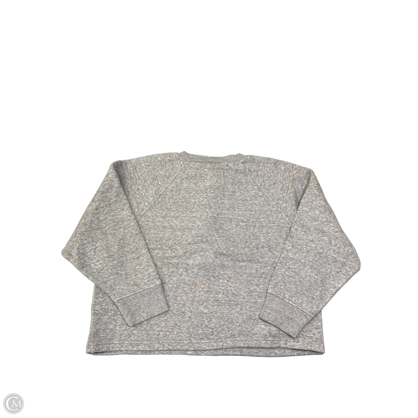Sweatshirt Crewneck By Madewell In Grey, Size: M