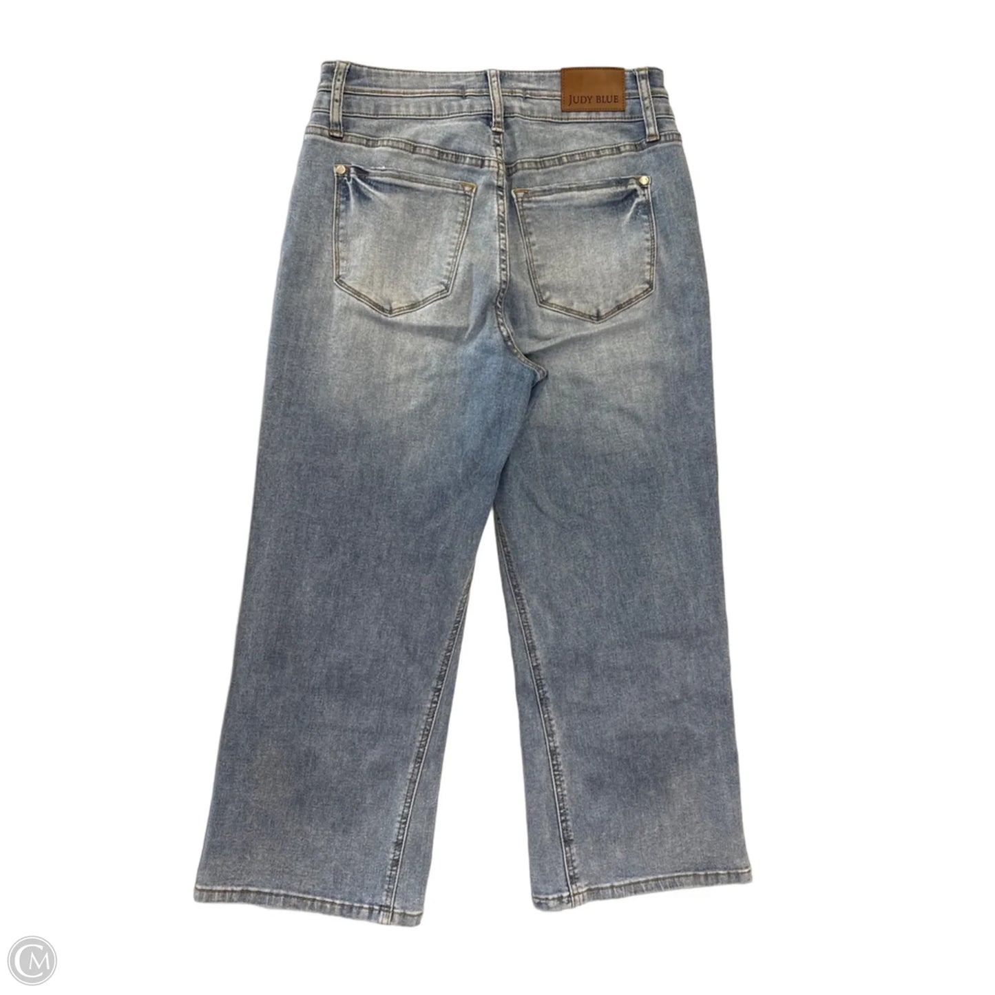 Jeans Cropped By Judy Blue In Blue Denim, Size: 6