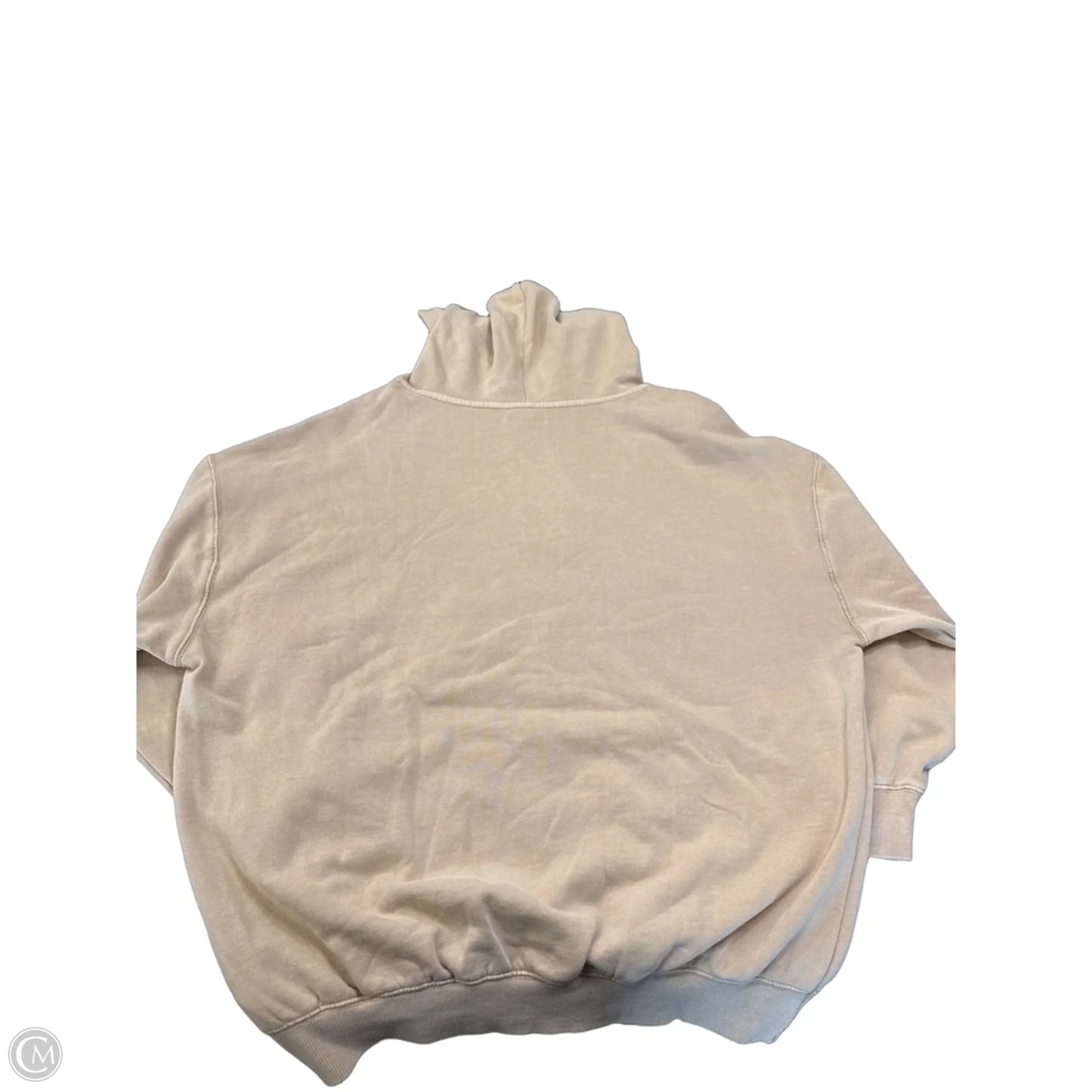 Sweatshirt Hoodie By Billabong In Tan, Size: M