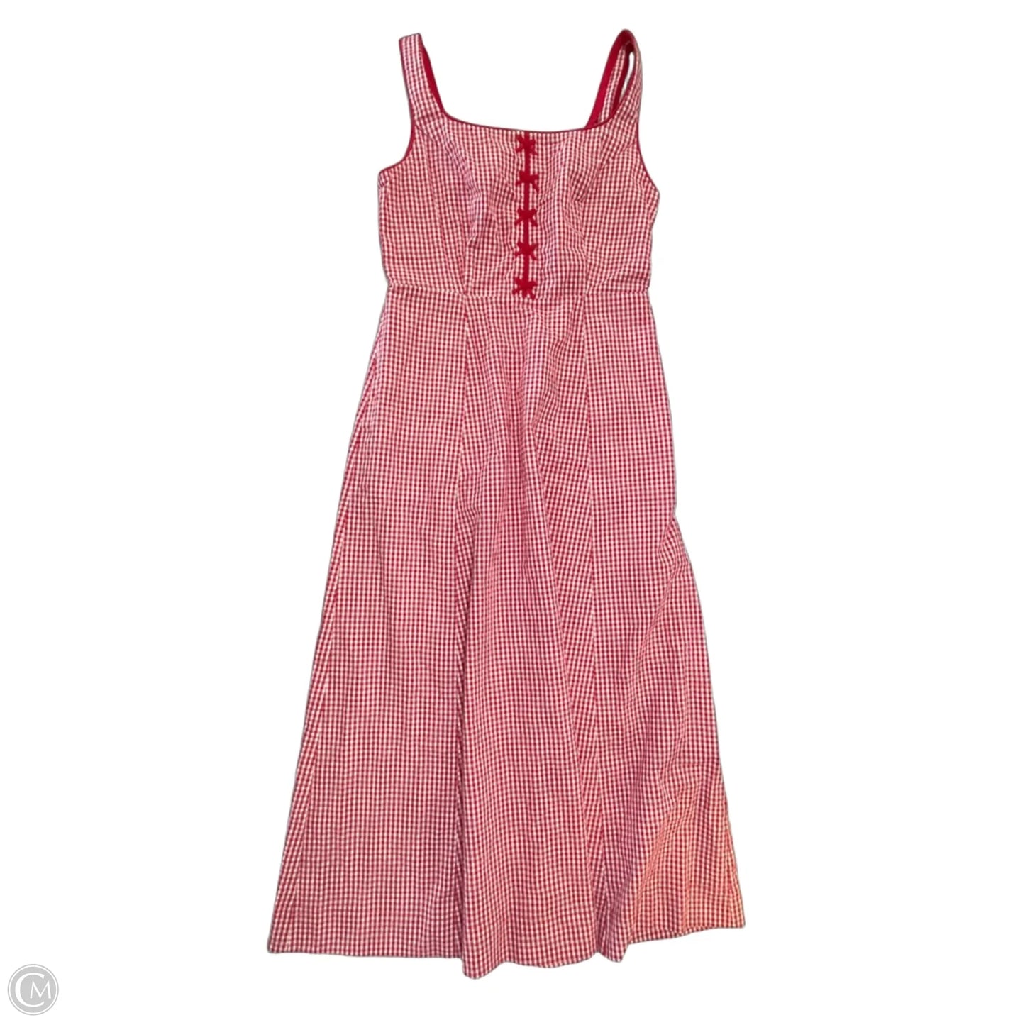 Dress Casual Midi By Rachel Zoe In Checkered Pattern, Size: M