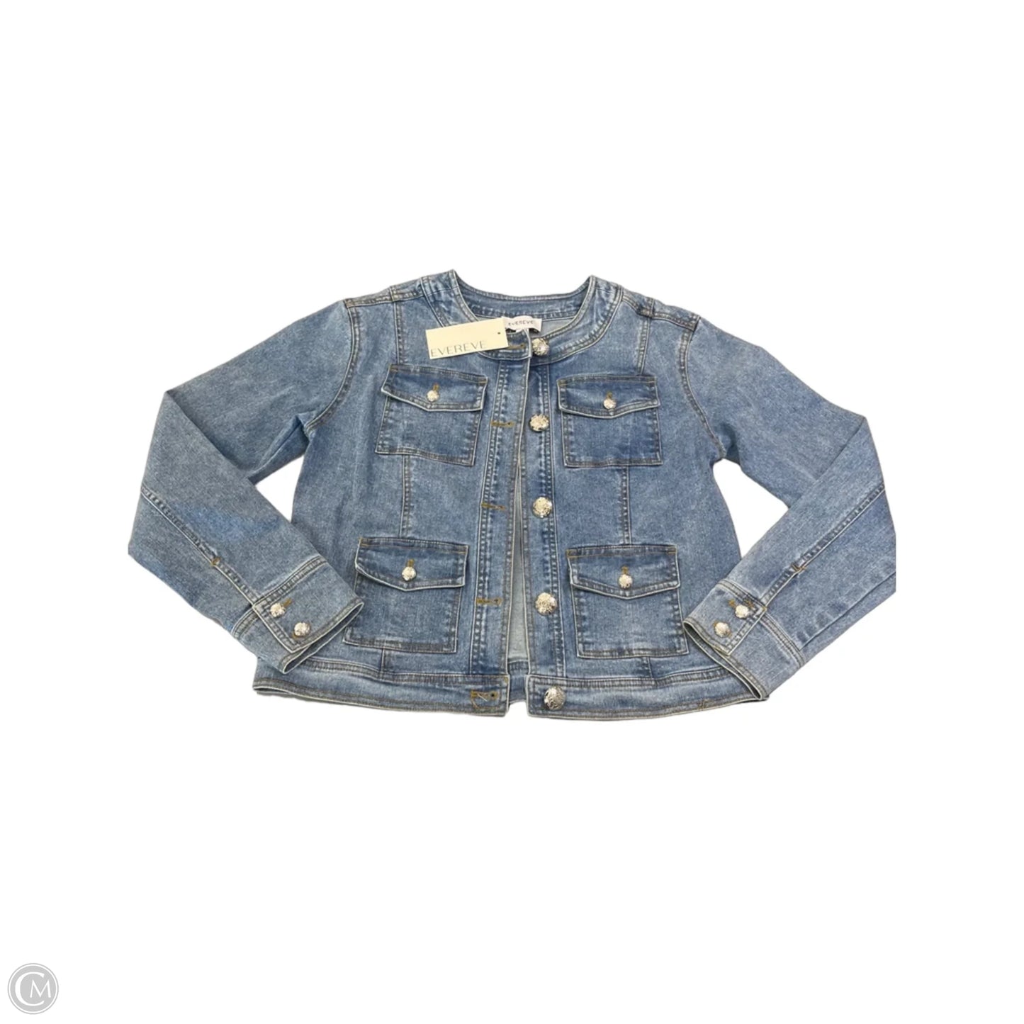 Jacket Denim By Evereve In Blue Denim, Size: Xs