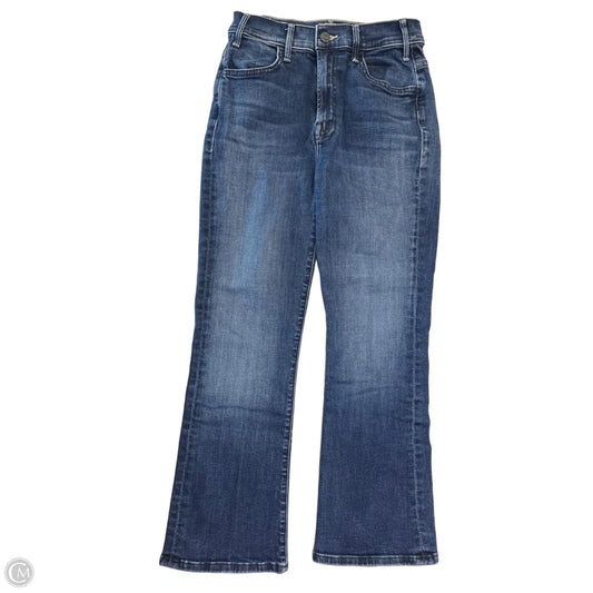 Jeans Cropped By Mother In Blue Denim, Size: 0