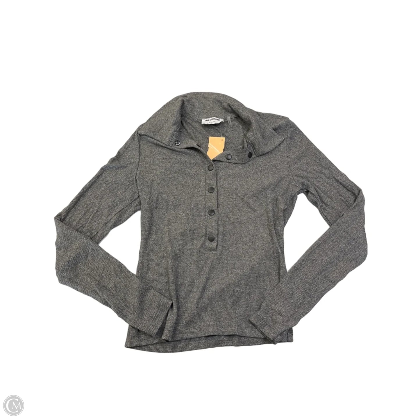 Top Long Sleeve By Lna In Grey, Size: Xs