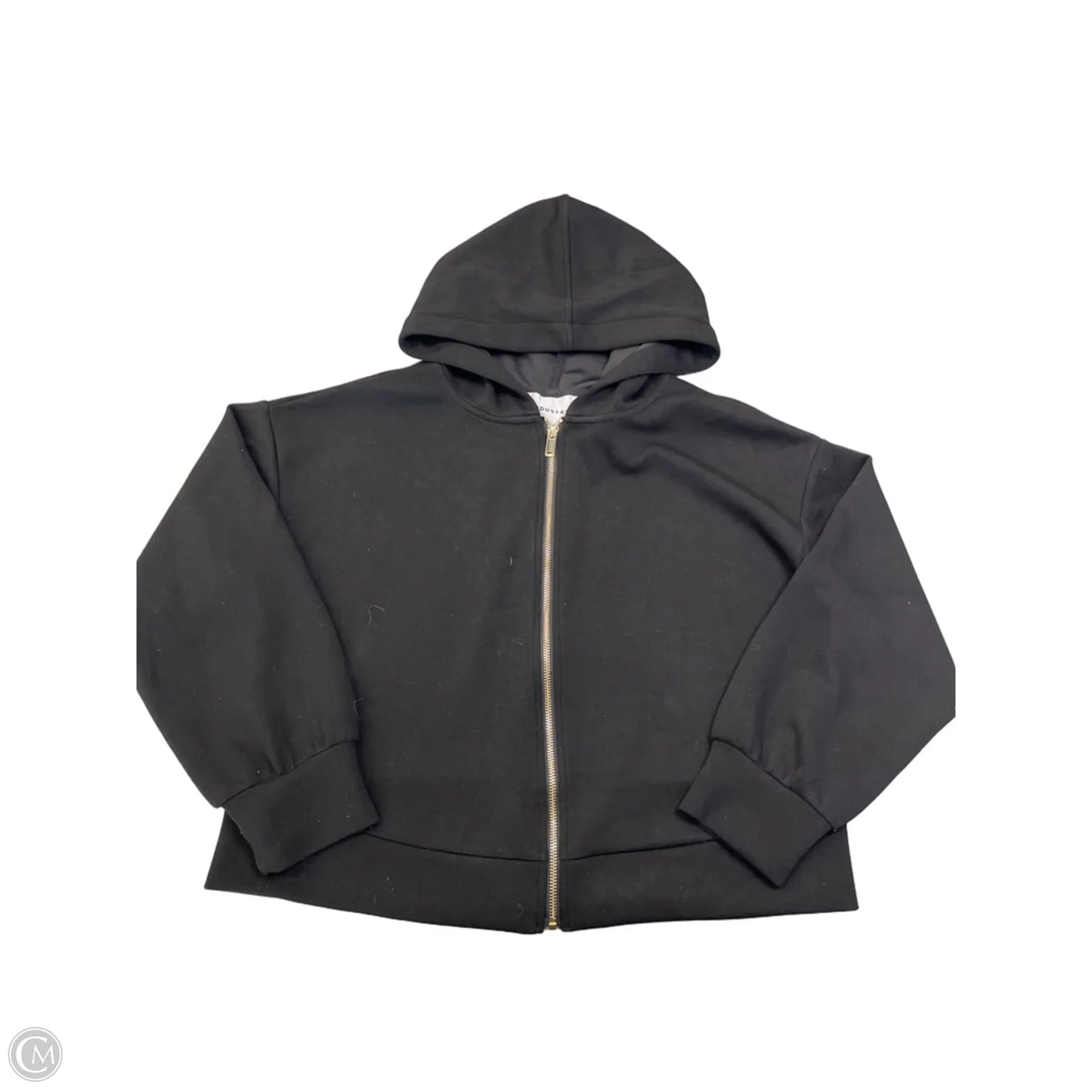 Sweatshirt Hoodie By Industry In Black & Gold, Size: L