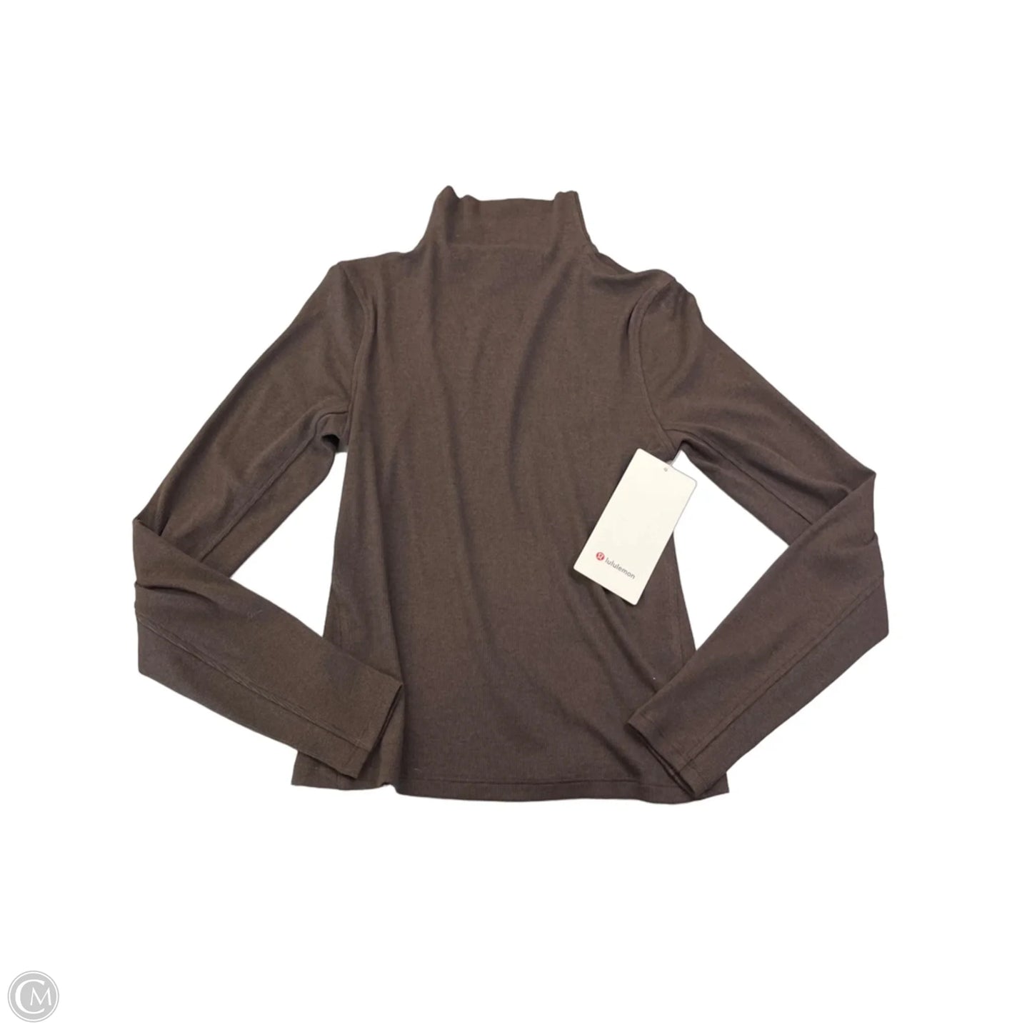 Top Long Sleeve By Lululemon In Brown, Size: S