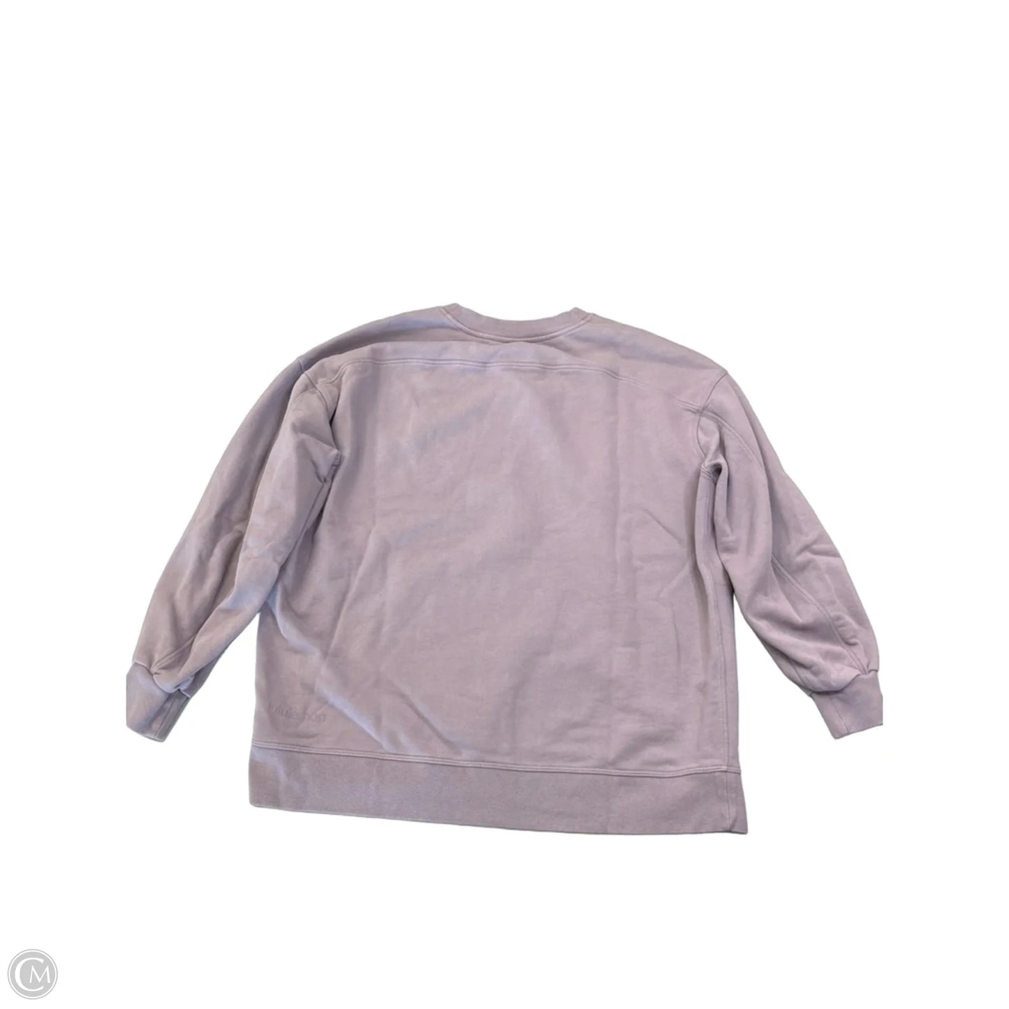 Athletic Sweatshirt Crewneck By Lululemon In Purple, Size: L