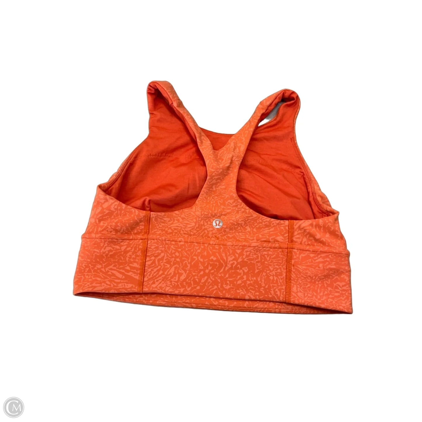Athletic Bra By Lululemon In Orange, Size: M