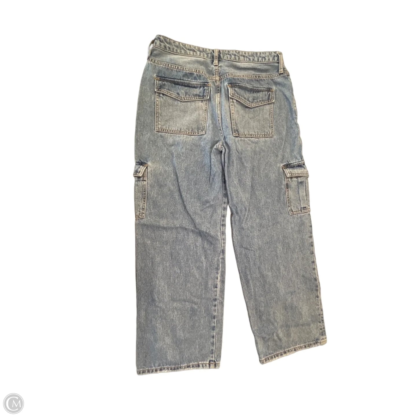 Jeans Wide Leg By Vervet In Blue Denim, Size: 10