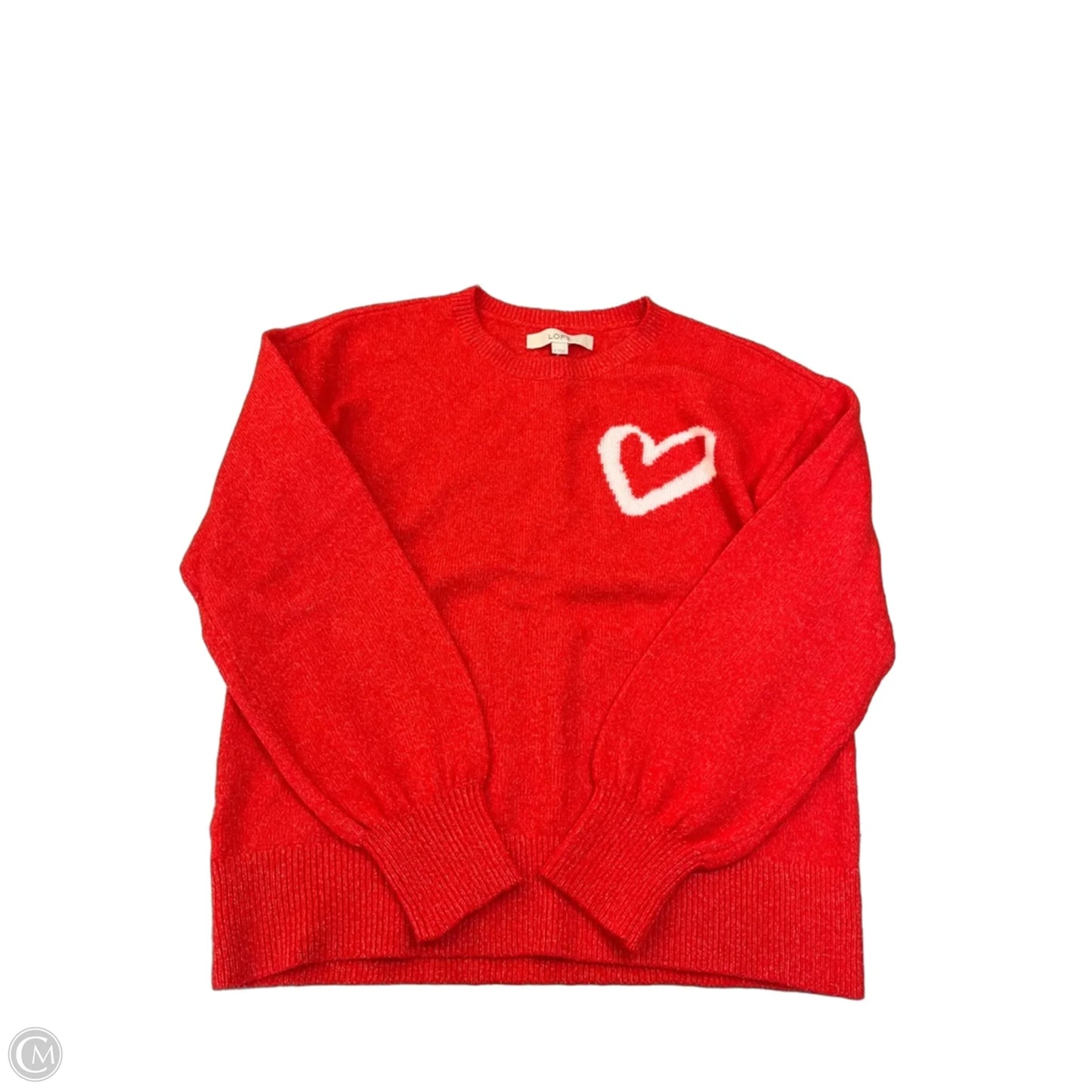 Sweater By Loft In Red, Size: S