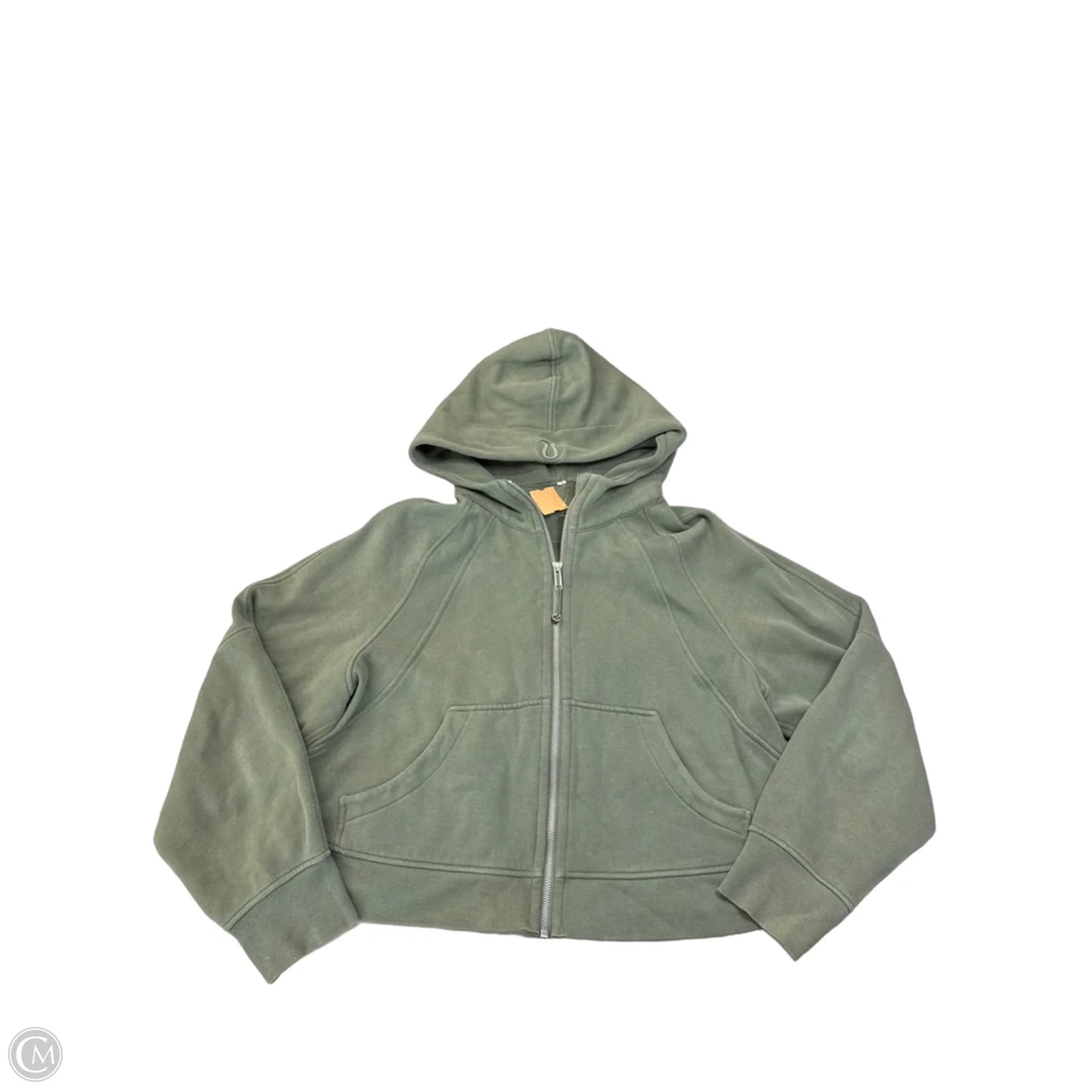 Sweatshirt Hoodie By Lululemon In Green, Size: M