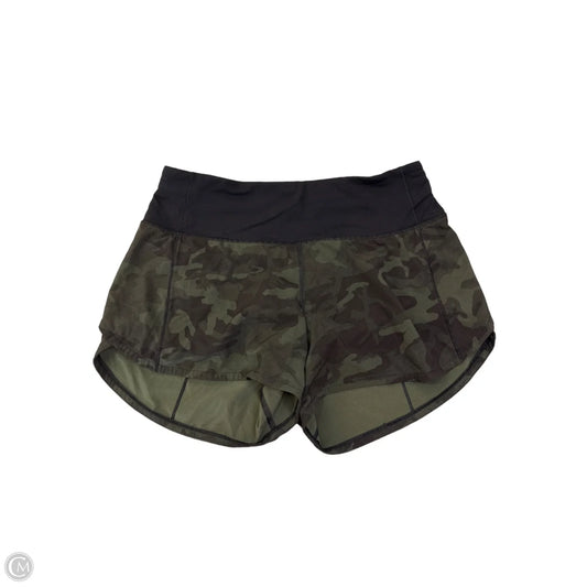 Athletic Shorts By Lululemon In Camouflage Print, Size: S