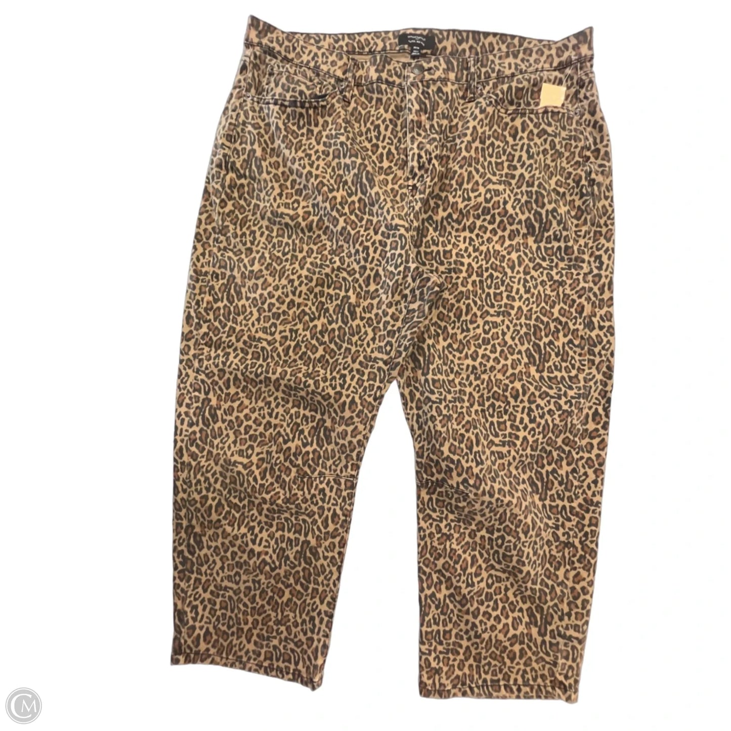 Jeans Boyfriend By Banana Republic In Leopard Print, Size: 20