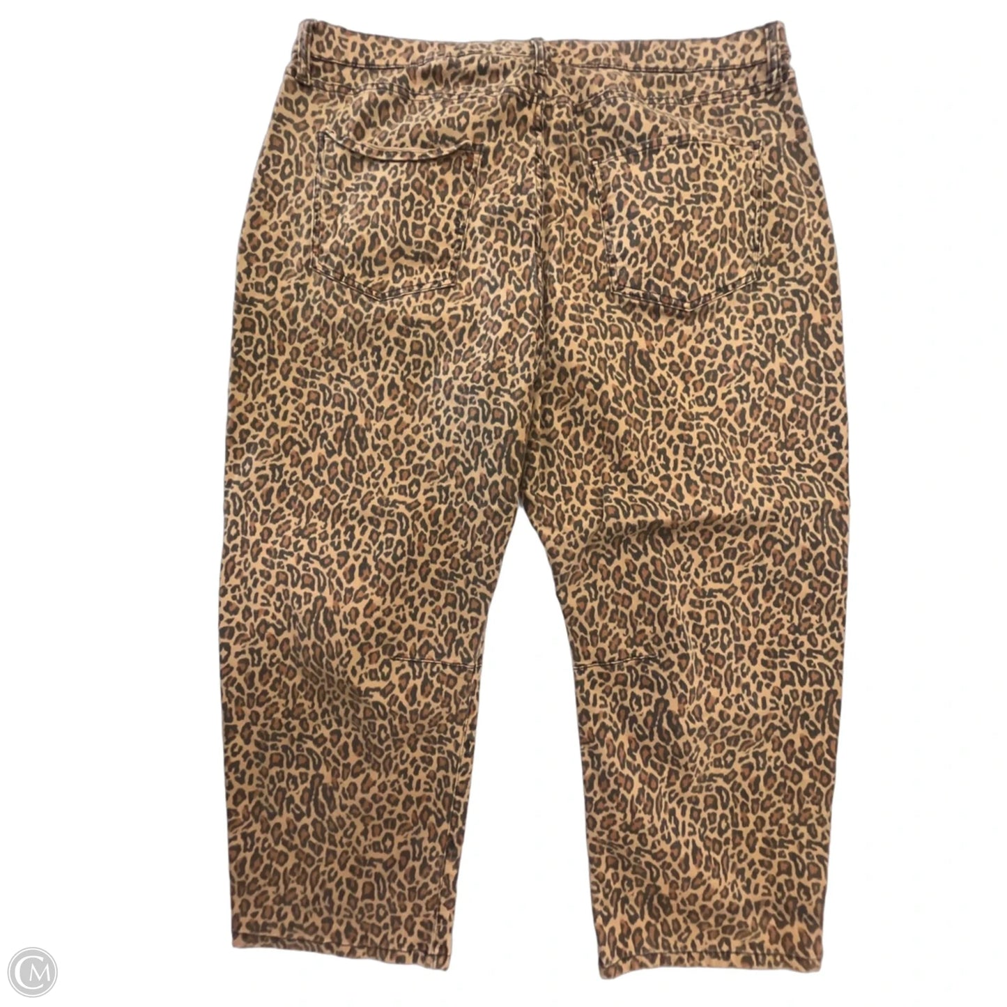 Jeans Boyfriend By Banana Republic In Leopard Print, Size: 20