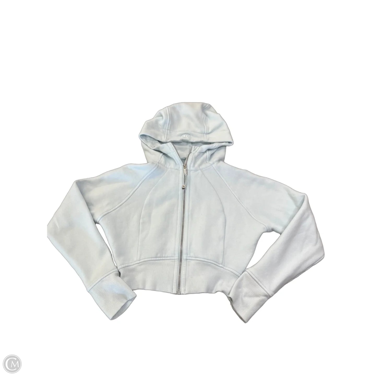 Athletic Sweatshirt Hoodie By Lululemon In Blue, Size: S