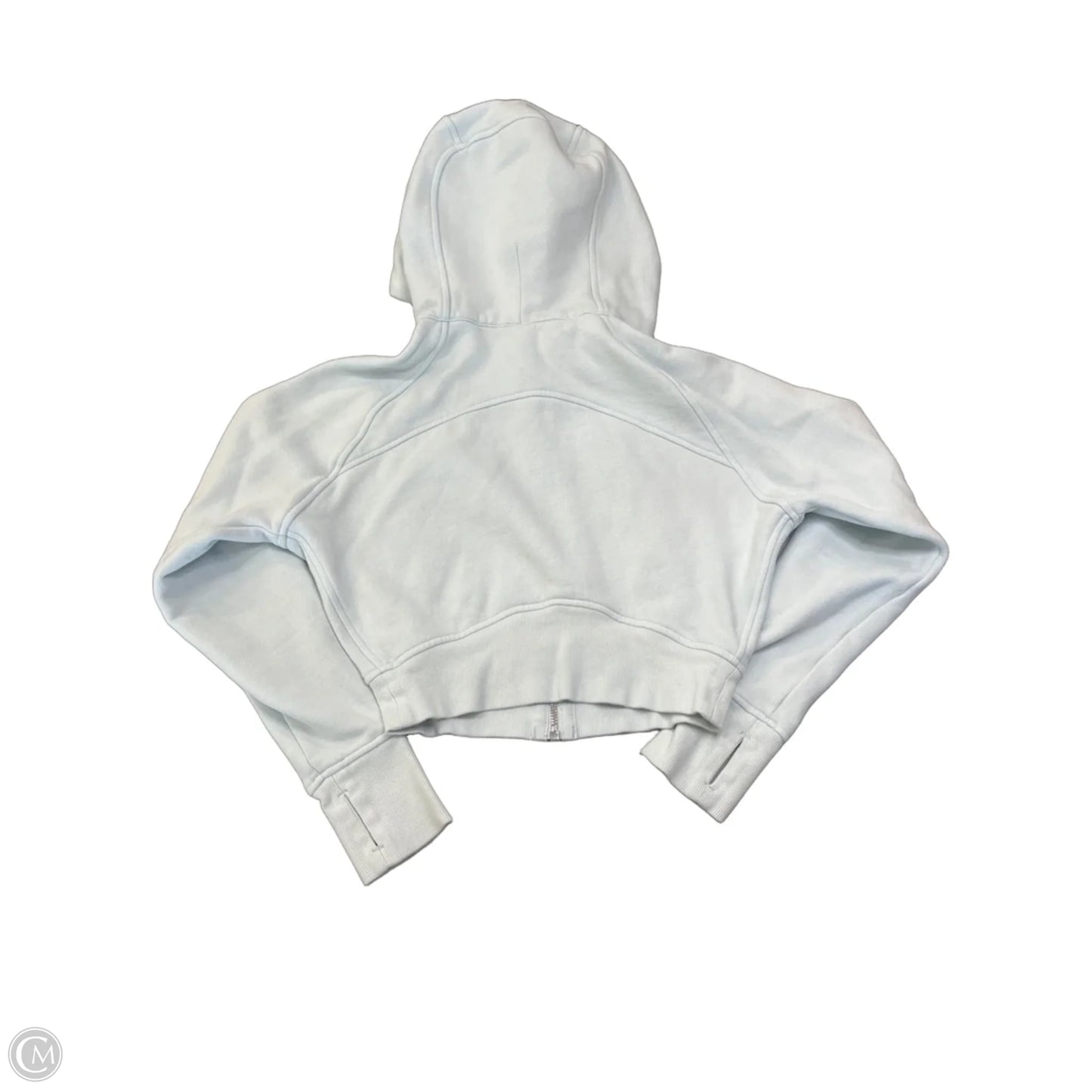 Athletic Sweatshirt Hoodie By Lululemon In Blue, Size: S