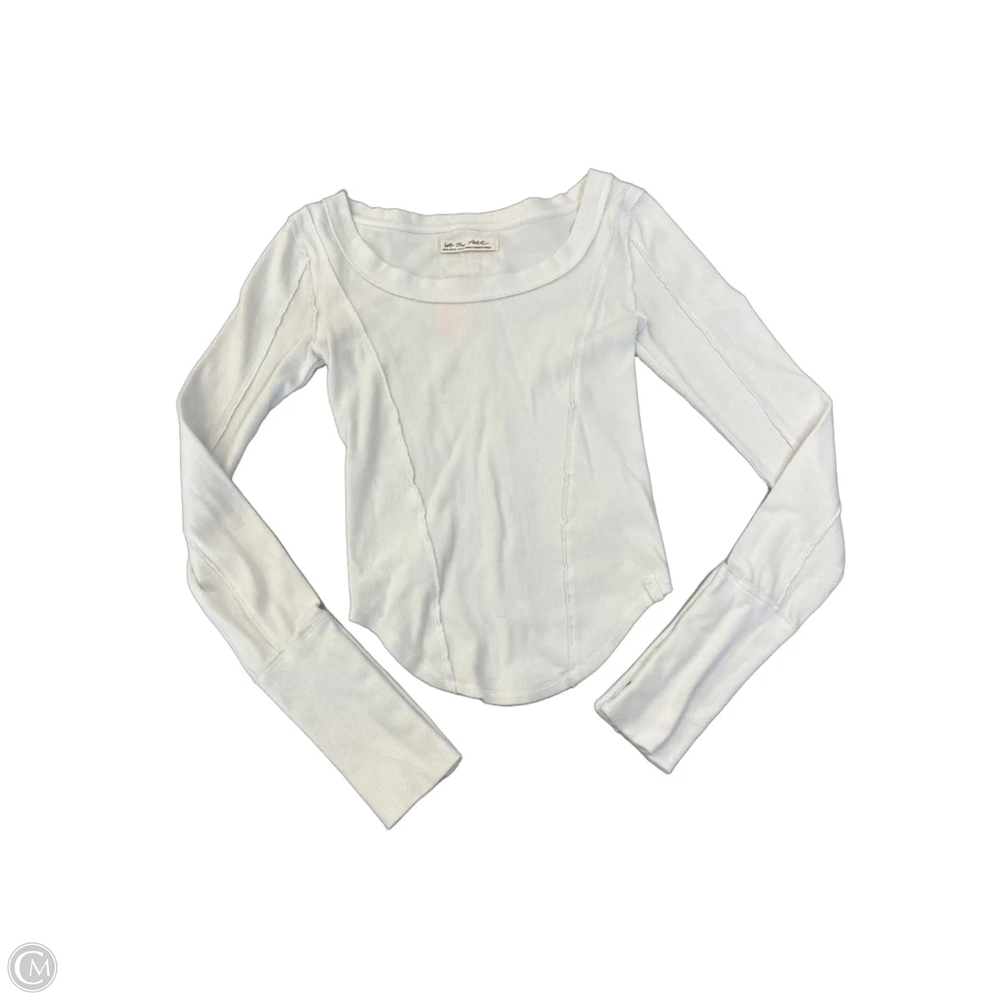 Top Long Sleeve By We The Free In White, Size: Xs