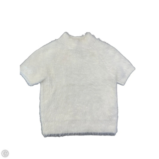Sweater Short Sleeve By Pilcro In Ivory, Size: Xxs