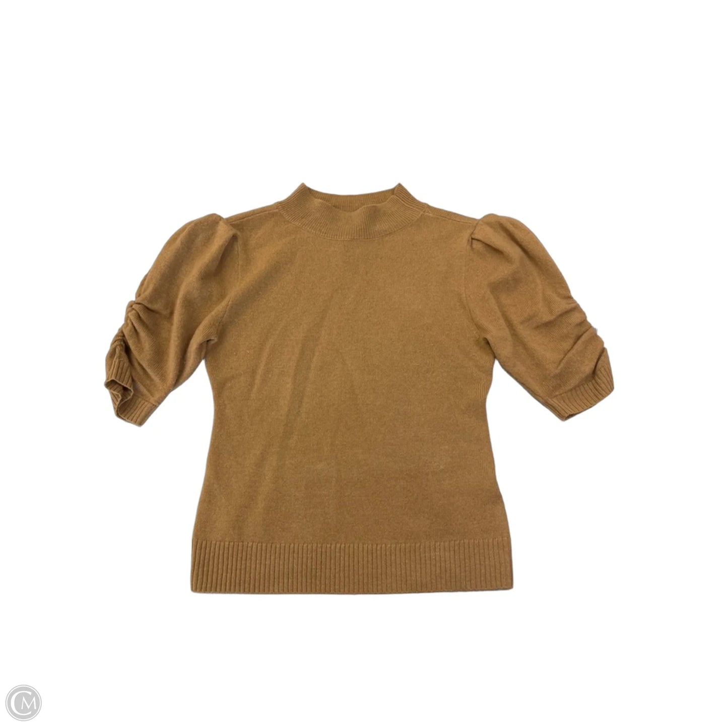 Sweater Short Sleeve By Anthropologie In Tan, Size: Xxs