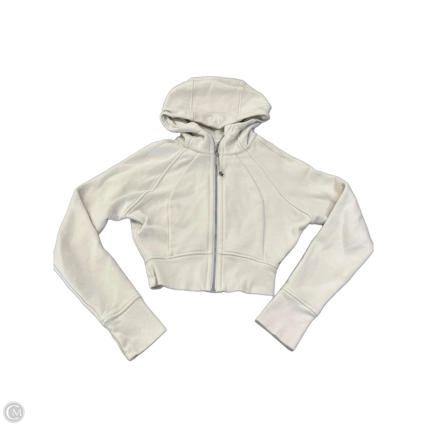 Athletic Sweatshirt Hoodie By Lululemon In Beige, Size: Xs