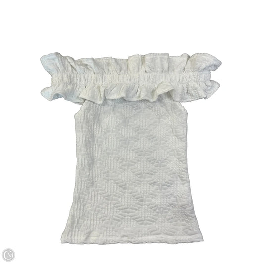 Top Sleeveless By Maeve In White, Size: Xs