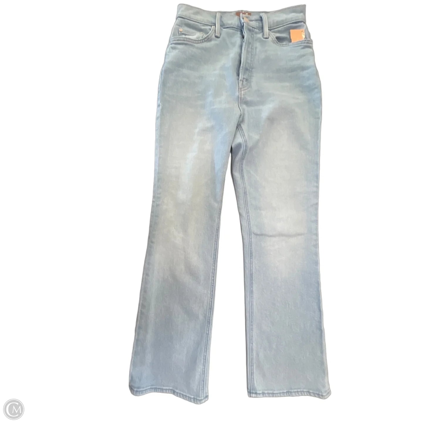 Jeans Straight By Mother In Blue Denim, Size: 0