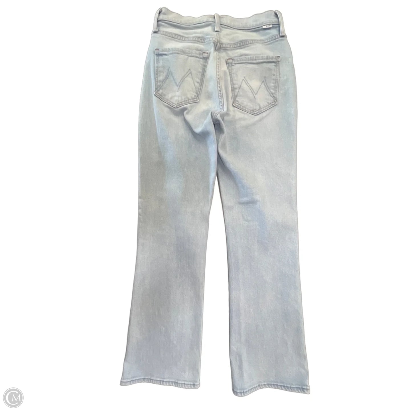 Jeans Straight By Mother In Blue Denim, Size: 0