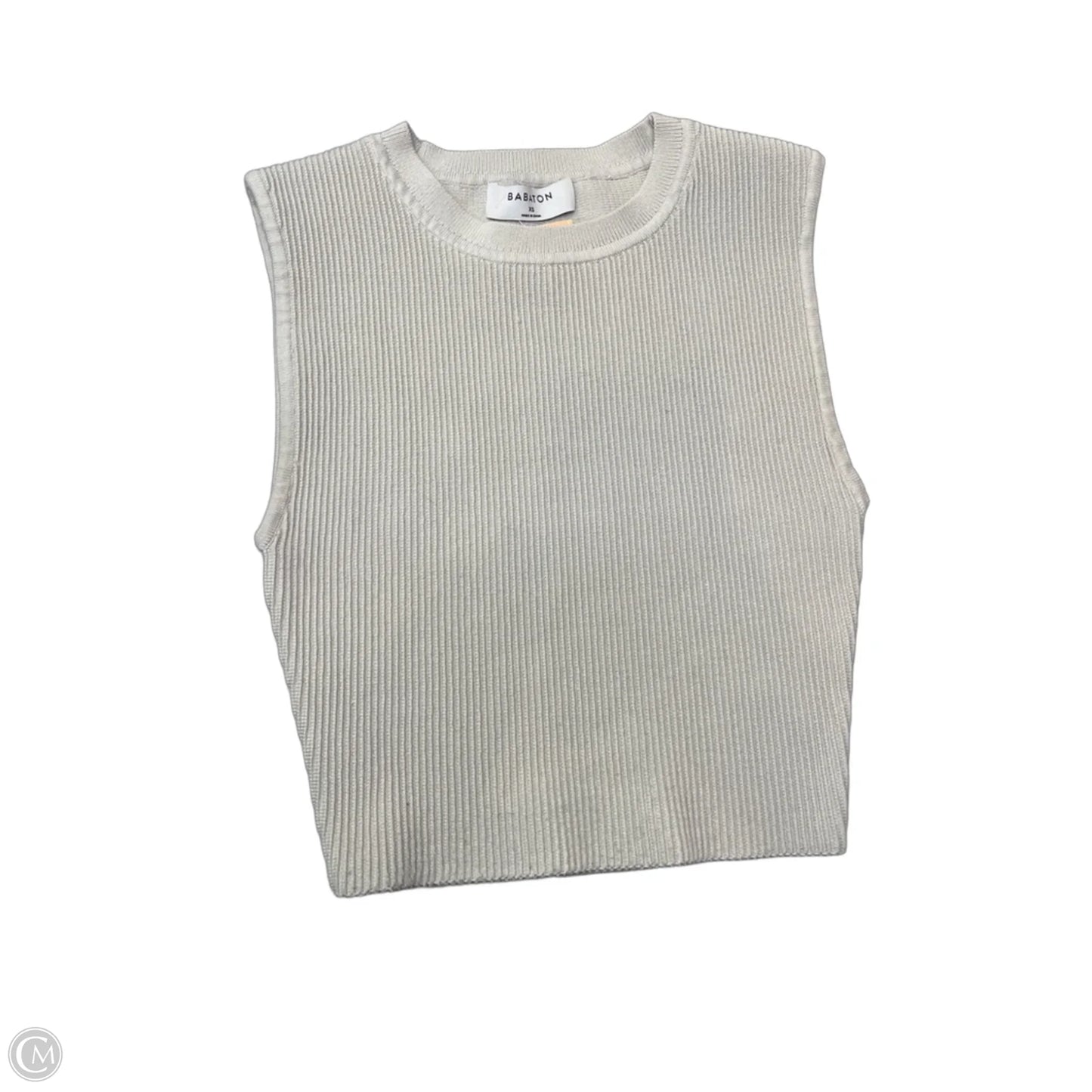 Top Sleeveless By Babaton In Beige, Size: Xs